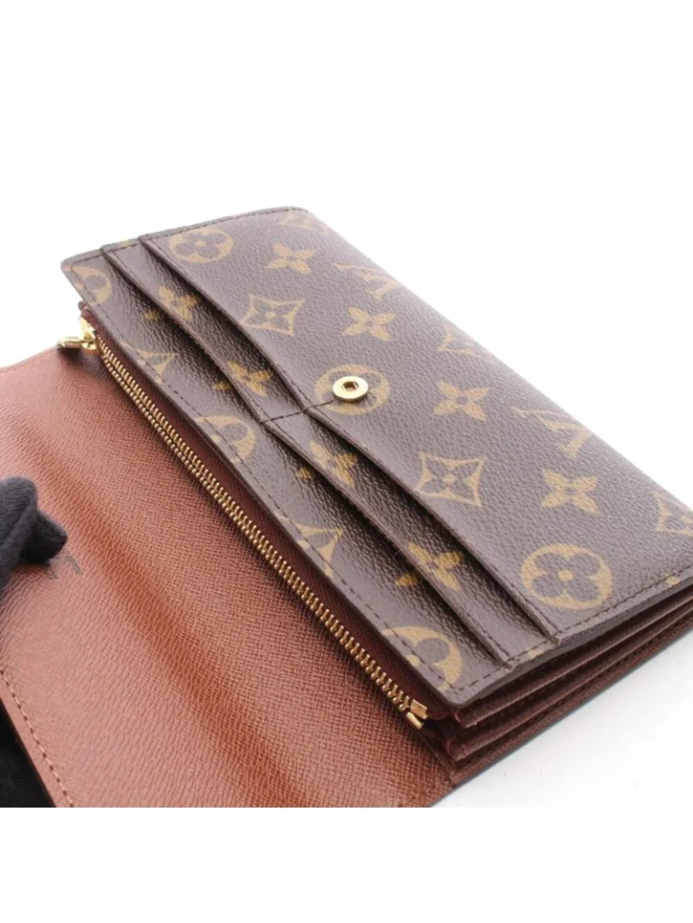 Louis Vuitton Bifold Wallet Portefeuille Sarah Leather
